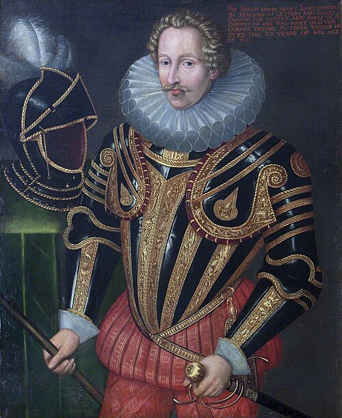 Sir Philip Sidney (1554-1586) (after John de Critz), 1614, 