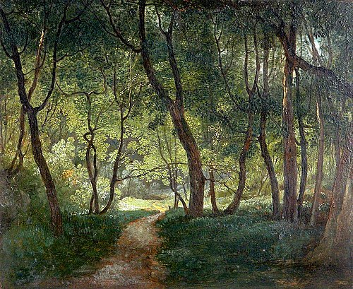 A Woodland Path, 1885, 