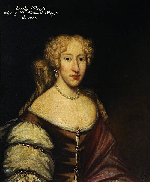 Elizabeth Harpur, Lady Sleigh (d.1738), 1677, 