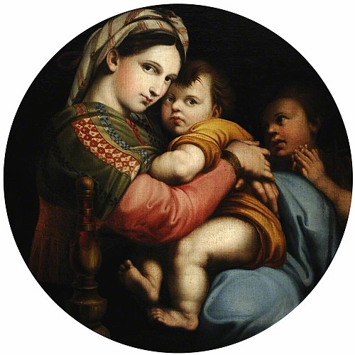 Madonna della sedia (after Raphael), 1849, 