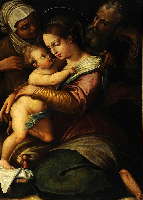 The Holy Family with Saint Anne, 1549, 