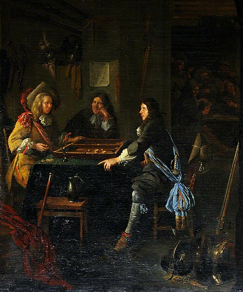Tric-Trac Players, 1649, 