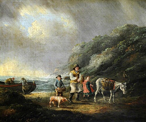 Fisherfolk on the Seashore, 1799, 
