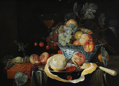 Still Life with Peeled Lemon, 1684, 