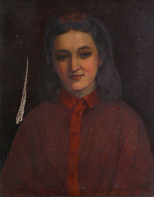 An Unknown Girl in Red, 1849, 