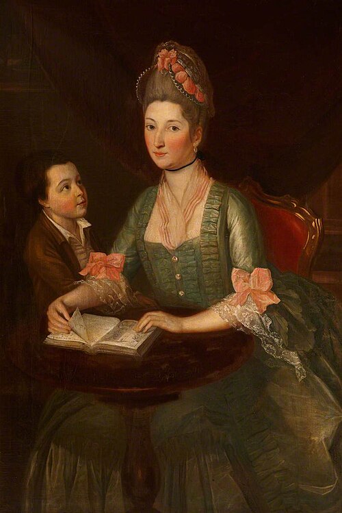 Theodosia Hawkins-Magill, Countess of Clanwilliam (1743 - 1817) with her Son, Richard, Lord Gilford,, 1772, 