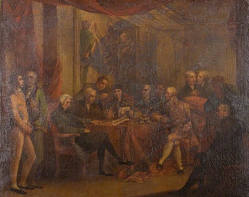 A Group of Dilettanti at the Bishop's Palace, Dromore, 1807, 