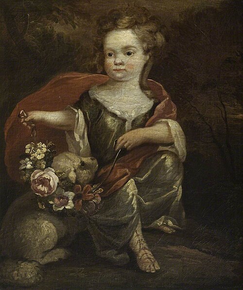 Bridget Lucy, later Viscountess Molyneux (1654/5 -1713), as a Child, 1660, 