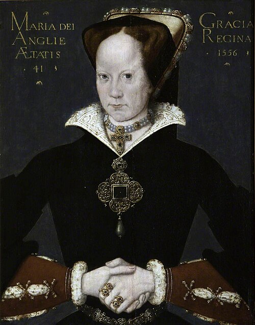Queen Mary I (Mary Tudor) (1516–1558), aged 41 (after the original of 1556), 1556, 