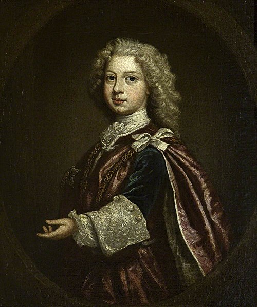 William Augustus, Duke of Cumberland (1721-1765), as a Boy, wearing the Robes of the Order of the Ba, 1730, 