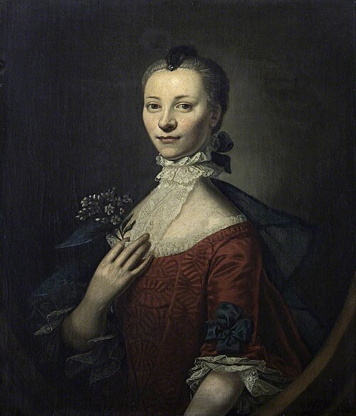 An Unknown Lady holding a Posy, 1749, 