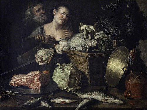 'The Cook and the Gardener', 1614, 