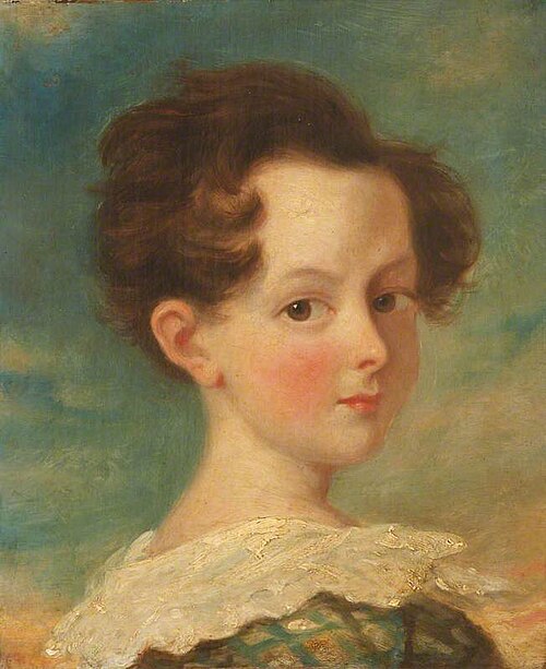 Head of a Girl in a Vandyck Collar over Tartan, 1814, 