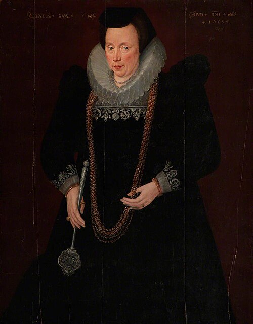 Supposed to be Elinor Pope, Mrs Walter Jones (d.1638), 1605, 