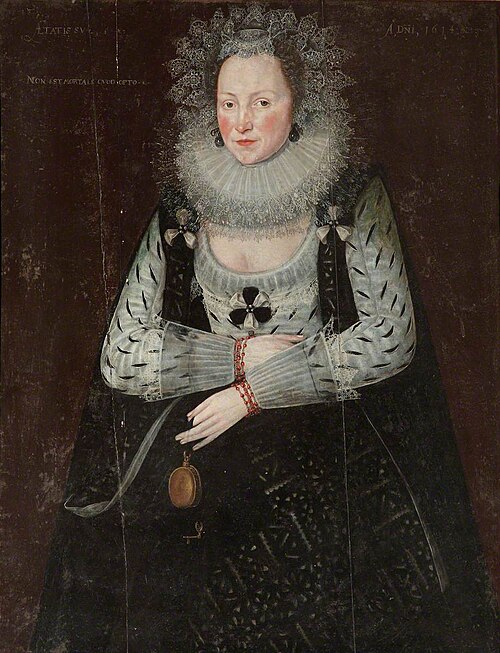 Presumed to be Anne Fettiplace, Mrs Henry I Jones, 1614, 
