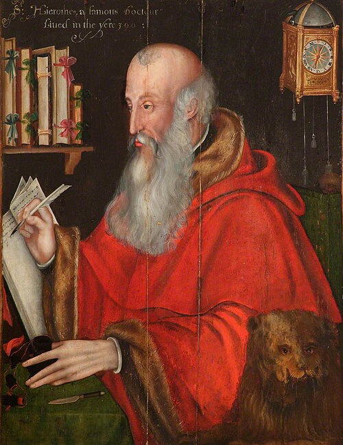 Four Fathers of the Church: Saint Jerome (c.342-420), 1587, 
