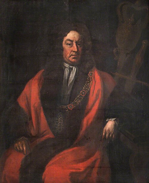 Sir Robert Beachcroft (d.1721), Master of the Cloth Workers (1700) and Lord Mayor (1711/12), 1711, 