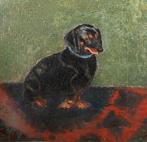 A Dachshund called 'Waldmann', 1878, 