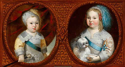 The Dauphin (later King Louis XIV, King of France (1638–1715) and Philippe, duc D’Anjou (later Phili, 1640, 
