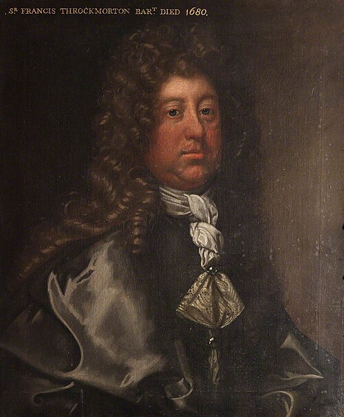 Sir Francis Throckmorton, 2nd Bt (1641-1680), 1684, 