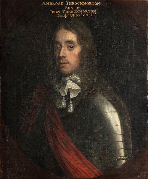 Colonel Ambrose Throckmorton, 1664, 