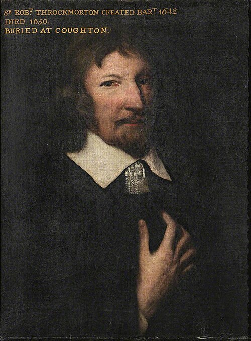 Sir Robert Throckmorton, 1st Baronet Throckmorton of Coughton (d.1650), 1647, 
