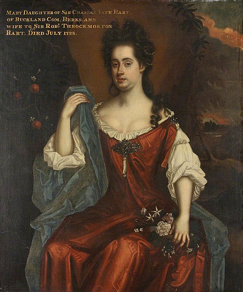 Mary Yate, Lady Throckmorton (d. 1728), 1684, 