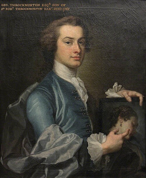 George Throckmorton (1721-1762), 1742, 