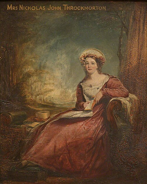 Mary Chare, Mrs Nicholas John Throckmorton (1806-1862), 1830, 