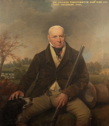 Sir Charles Throckmorton, 7th Bt (1757-1840), 1825, 