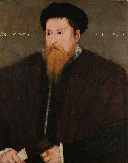 Sir Nicholas Throckmorton (1515-1571), aged 49, 1564, 