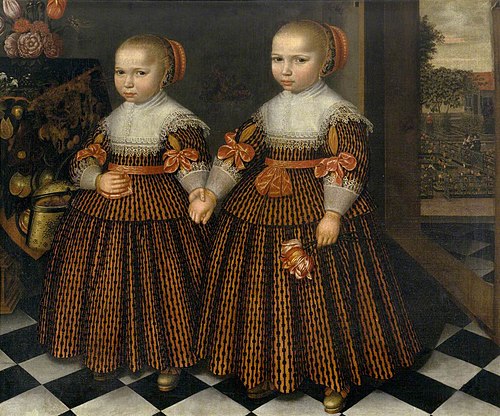 Two Unknown Girls, 1614, 