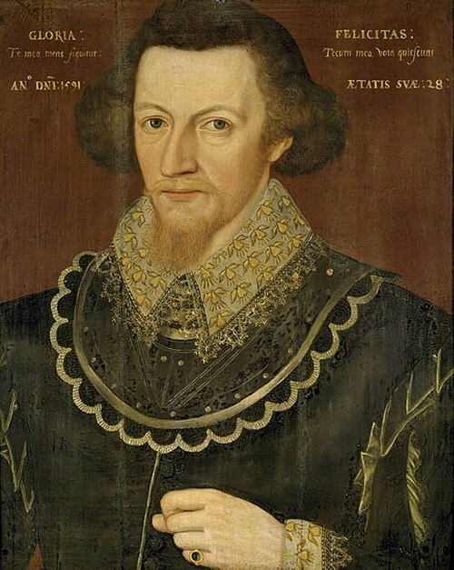 Francis Wolryche (1563-1614), aged 28, 1591, 