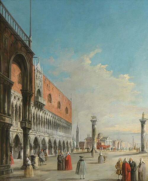 The Piazzetta, Venice, 1749, 