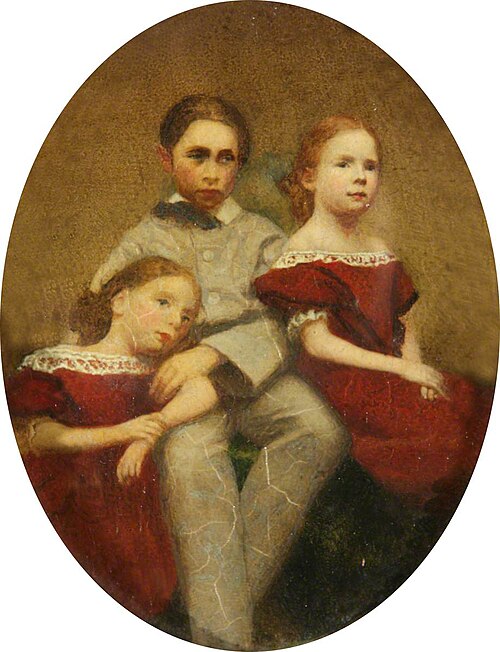 Alice Mary Darby, later Mrs Francis Alexander Wolryche-Whitmore (1852-1931), her Brother Alfred Darb, 1860, 