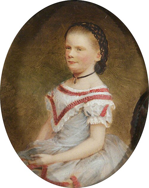 Alice Mary Darby, later Mrs Francis Alexander Wolryche-Whitmore (1852-1931) as a Young Girl, 1859, 