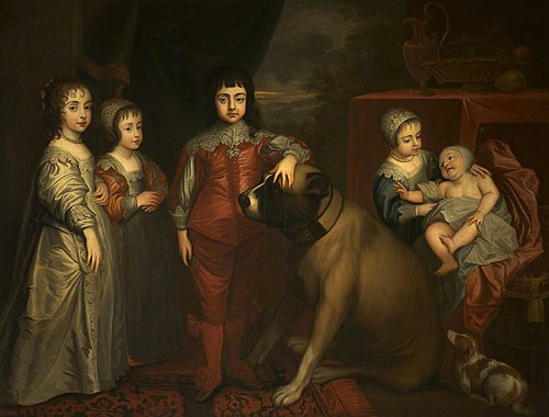 The Five Eldest Children of King Charles I, 1749, 