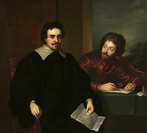 Thomas Wentworth, 1st Earl of Strafford (1593 – 1641) and Sir Philip Mainwaring (1589-1661), 1649, 