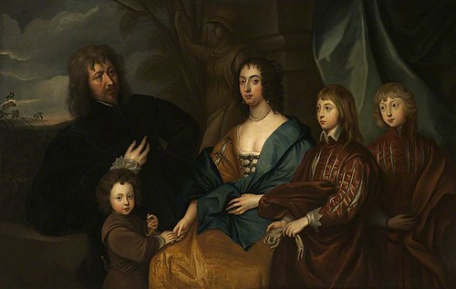 Sir Endymion Porter with his Wife and Three Sons, 1640, 