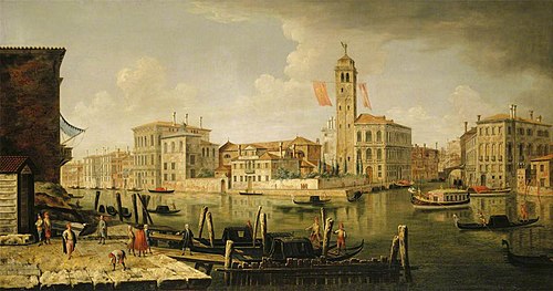 View of the Entrance to the Canareggio, Venice, 1741, 