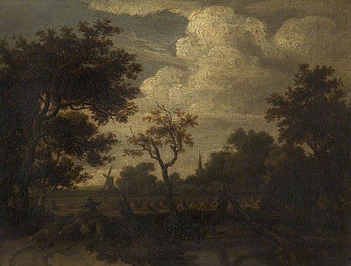 A Shepherd and a Herd of Sheep, 1807, 