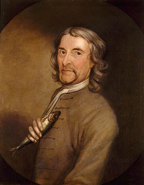 An Unknown Man holding a Fish, 1746, 