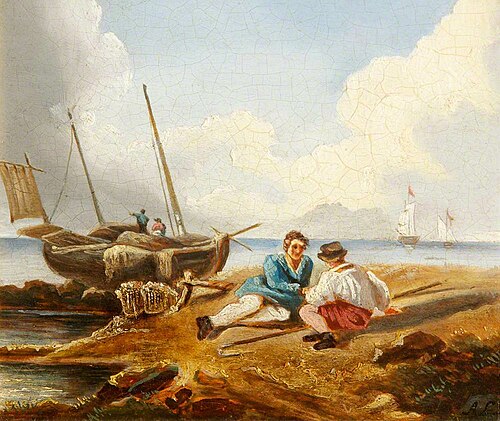 A Coastal Scene, 1849, 