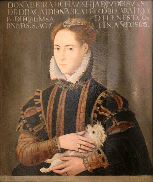 Portrait d'une dame au petit chien, , 