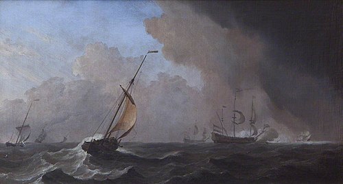 Fishing Pinks before a Strong Breeze, 1678, 