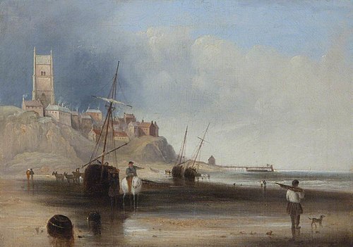 View of Cromer and its Beach, Norfolk, 1864, 