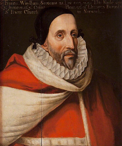 Judge Francis Windham (d.1592), 1584, 