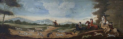 A Hunt near Norwich, 1712, 