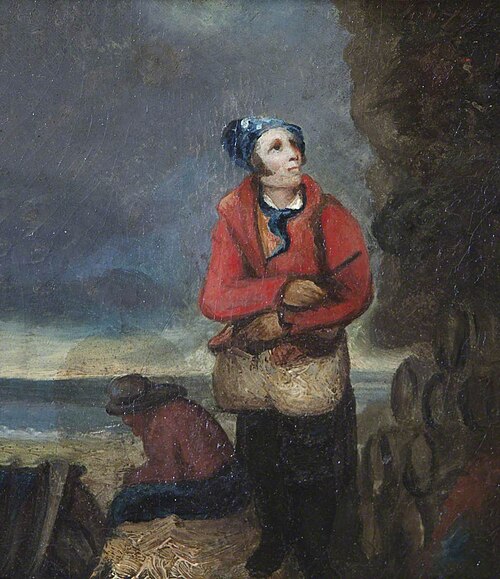 Two Fishermen by the Sea Shore, 1849, 