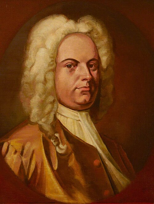 George Frideric Handel (1685-1759) (after Balthasar Denner), 1849, 